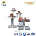 Metal Clothes Hat Shoes Shopping Mall Small Display Rack